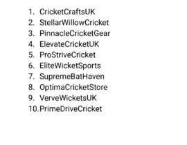 #21 for Propose a cricket company online store name for UK market which is also good for SEO by Yuan0705