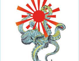 #117 untuk Octopus and Rising Sun Illustration oleh AlbRiv