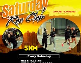 Nro 193 kilpailuun Poster for a run club käyttäjältä shamim2000com