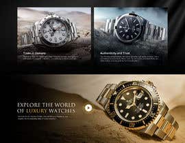 #136 cho Website Design for a Luxury Watch Company bởi fashionzene