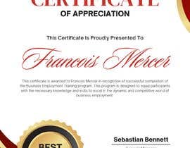 #54 untuk Certificate of Appreciation Template Creation oleh imranmeraj78