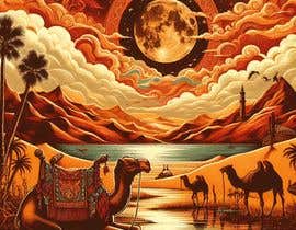 #77 untuk Arabian Nights Landscape Design For TSHIRT oleh IkarosGR