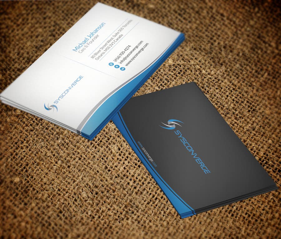 Penyertaan Peraduan #3 untuk                                                 Design some Business Cards for Sysconverge
                                            