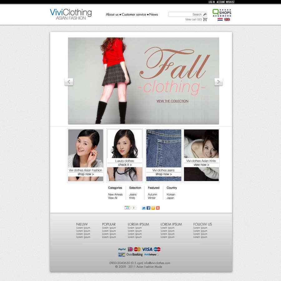 Zgłoszenie konkursowe o numerze #12 do konkursu o nazwie                                                 Website Design for VIVI Clothes
                                            