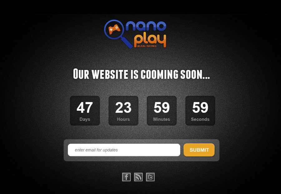 Contest Entry #18 for                                                 Build a pre-launch website for nanoplay.eu
                                            