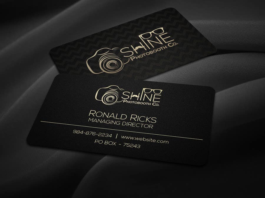 Penyertaan Peraduan #56 untuk                                                 Design a Business Cards for SHINE Photobooth Co.
                                            