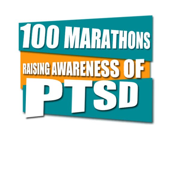 Bài tham dự cuộc thi #19 cho                                                 Design a Logo for 100 Marathons for Post Traumatic Stress Disorder
                                            