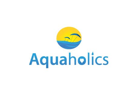 Contest Entry #15 for                                                 Logo for Aquaholics Kitesurfing
                                            