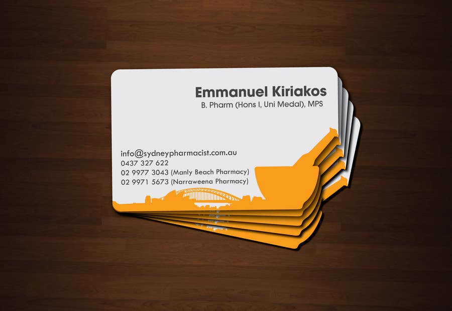 Contest Entry #152 for                                                 Business Card Design for retail pharmacist based in Sydney, Australia
                                            