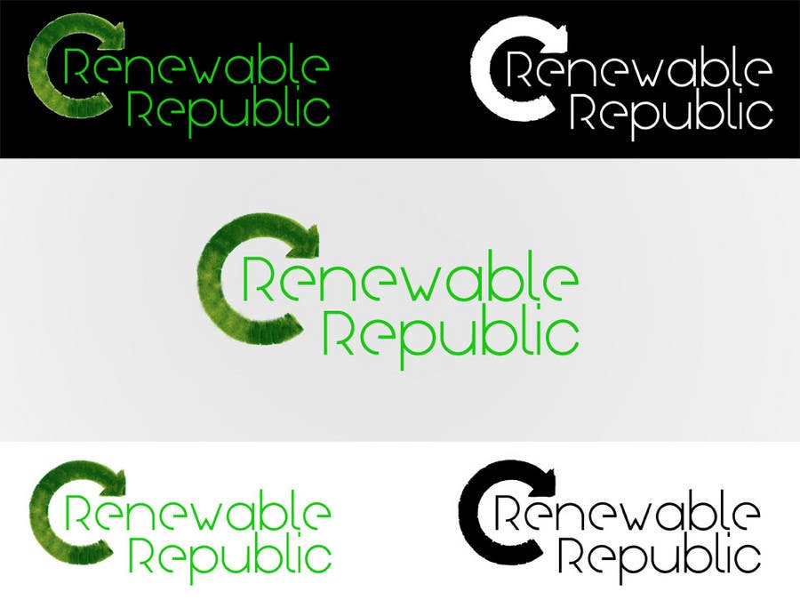 Participación en el concurso Nro.65 para                                                 Logo Design for The Renewable Republic
                                            