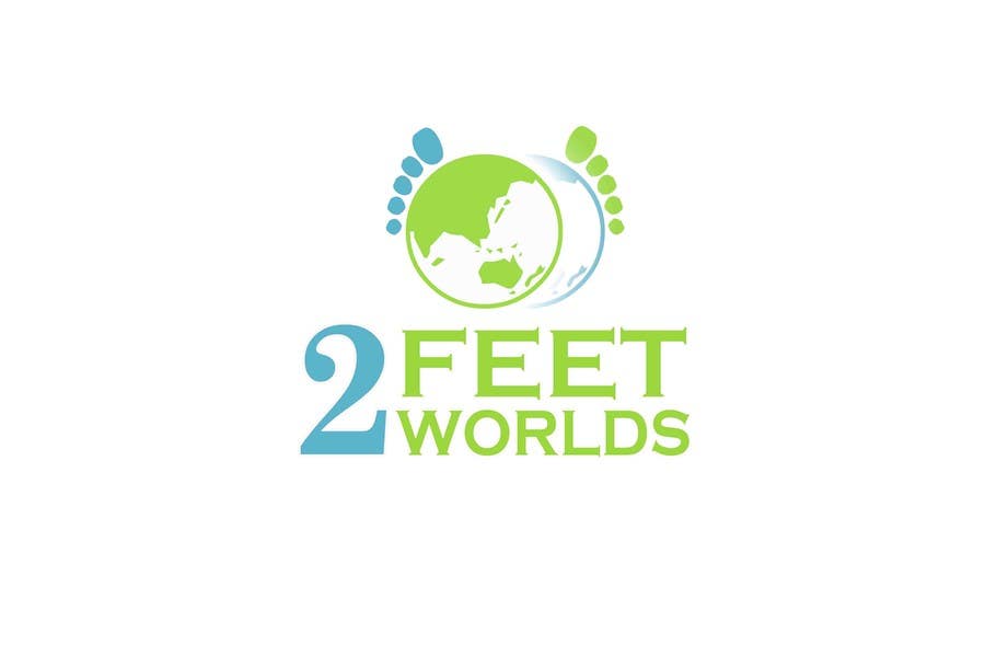 Inscrição nº 127 do Concurso para                                                 Design a Logo for 2 Feet 2 Worlds
                                            