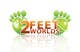 Miniatura da Inscrição nº 76 do Concurso para                                                     Design a Logo for 2 Feet 2 Worlds
                                                