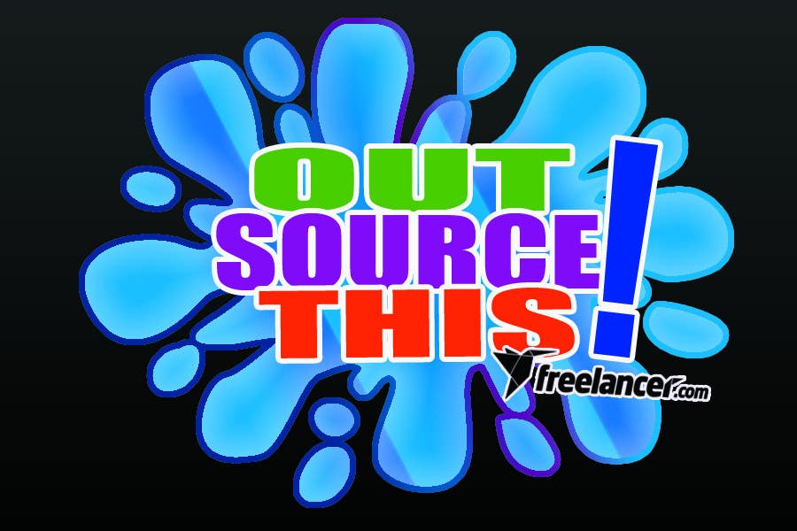Entri Kontes #295 untuk                                                Logo Design for Want a sticker designed for Freelancer.com "Outsource this!"
                                            