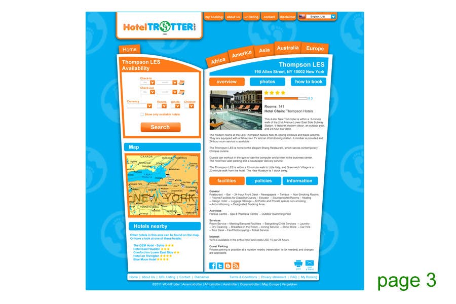 Participación en el concurso Nro.111 para                                                 Website Design for Hoteltrotter
                                            