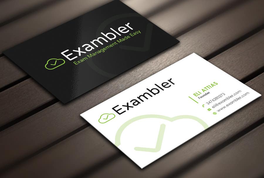 Kilpailutyö #18 kilpailussa                                                 Design some Business Cards for Exambler
                                            