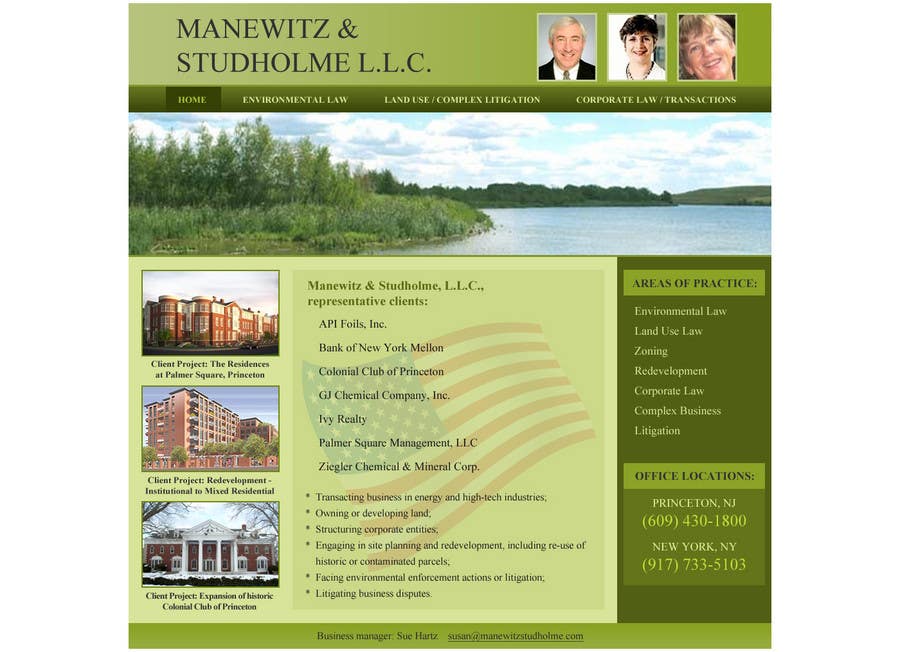 Inscrição nº 166 do Concurso para                                                 Website Design for Manewitz & Studholme LLC
                                            