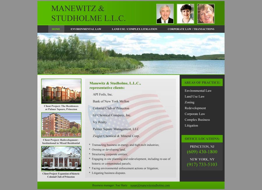 Contest Entry #167 for                                                 Website Design for Manewitz & Studholme LLC
                                            