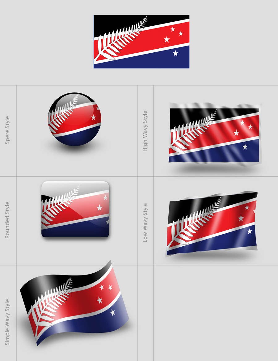 Penyertaan Peraduan #773 untuk                                                 Design the New Zealand flag by 10pm NZT tonight
                                            