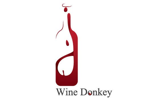 Bài tham dự cuộc thi #299 cho                                                 Logo Design for Wine Donkey
                                            