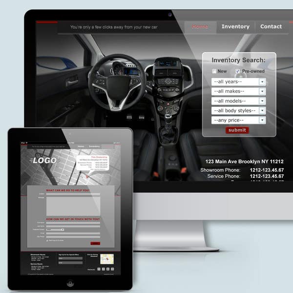Bài tham dự cuộc thi #36 cho                                                 Design a Website Mockup for A Vehicle Dealership
                                            