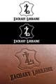 Miniaturka zgłoszenia konkursowego o numerze #20 do konkursu pt. "                                                    Design a Logo for Zachary Lorraine "hand crafted leather goods"
                                                "