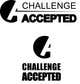 Imej kecil Penyertaan Peraduan #15 untuk                                                     Design a Logo for CHALLENGE ACCEPTED
                                                