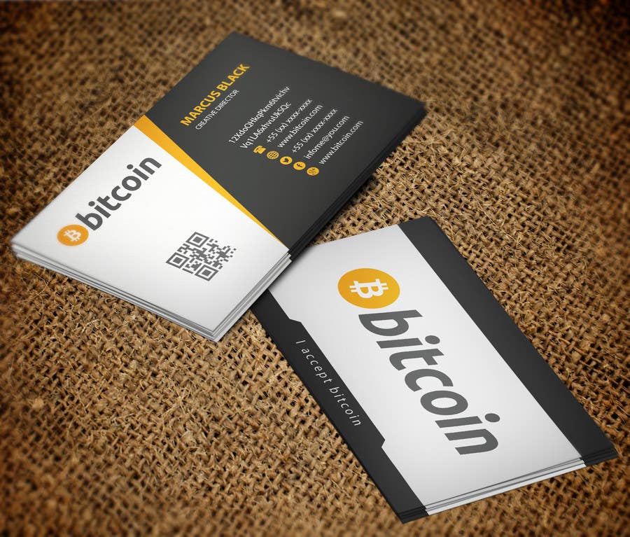 Penyertaan Peraduan #73 untuk                                                 Design 10 Business Cards for Bitcoin
                                            