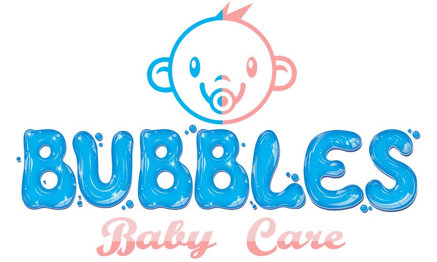 Konkurransebidrag #439 i                                                 Logo Design for brand name 'Bubbles Baby Care'
                                            