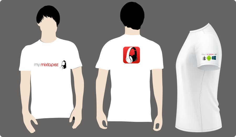 Penyertaan Peraduan #33 untuk                                                 Design a T-Shirt for My mixtapez
                                            