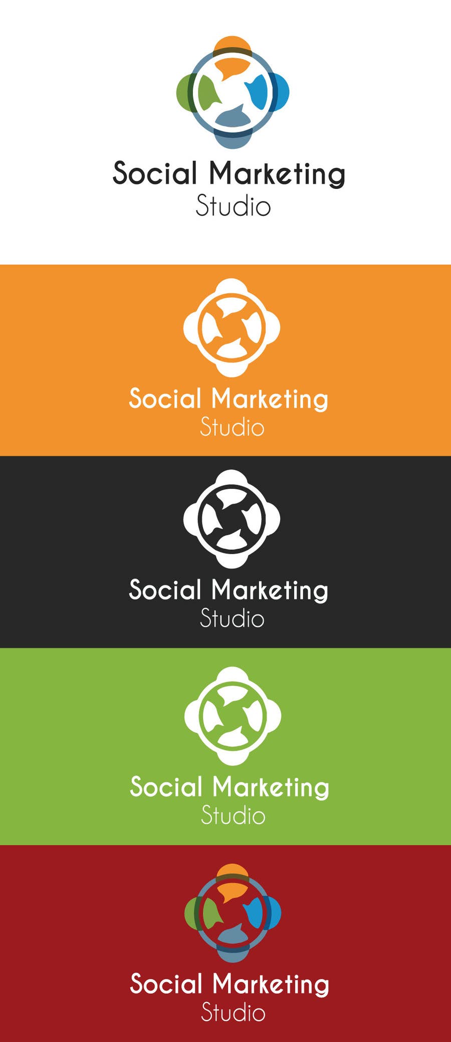 Penyertaan Peraduan #1 untuk                                                 Design a Logo for a social media company
                                            