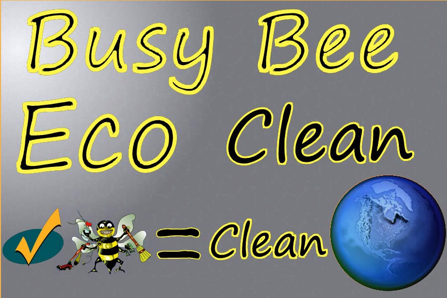 Συμμετοχή Διαγωνισμού #342 για                                                 Logo Design for BusyBee Eco Clean. An environmentally friendly cleaning company
                                            