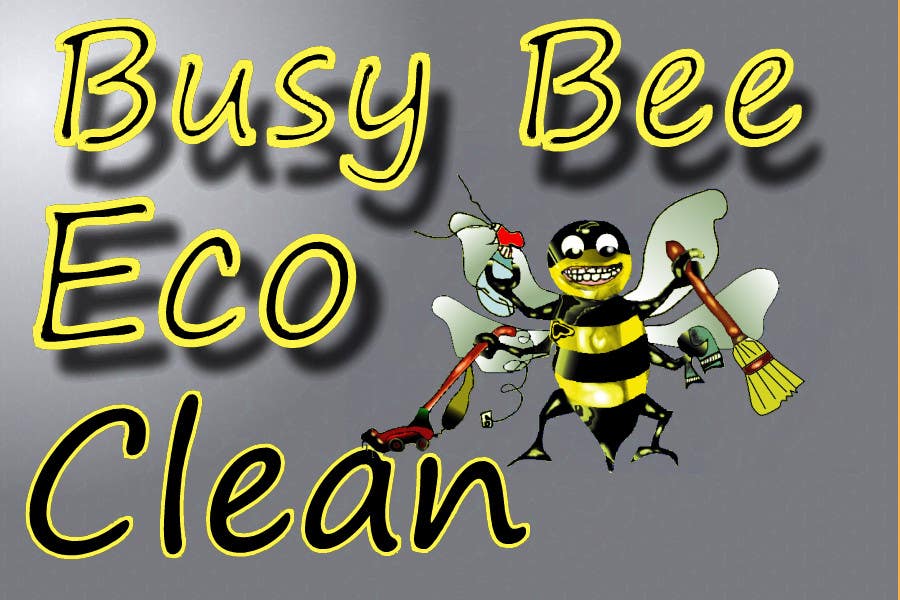 Konkurransebidrag #341 i                                                 Logo Design for BusyBee Eco Clean. An environmentally friendly cleaning company
                                            
