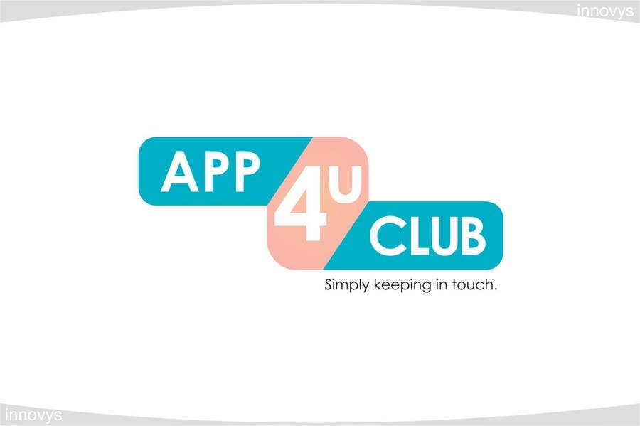 Penyertaan Peraduan #428 untuk                                                 Logo Design for App 4 u Club
                                            