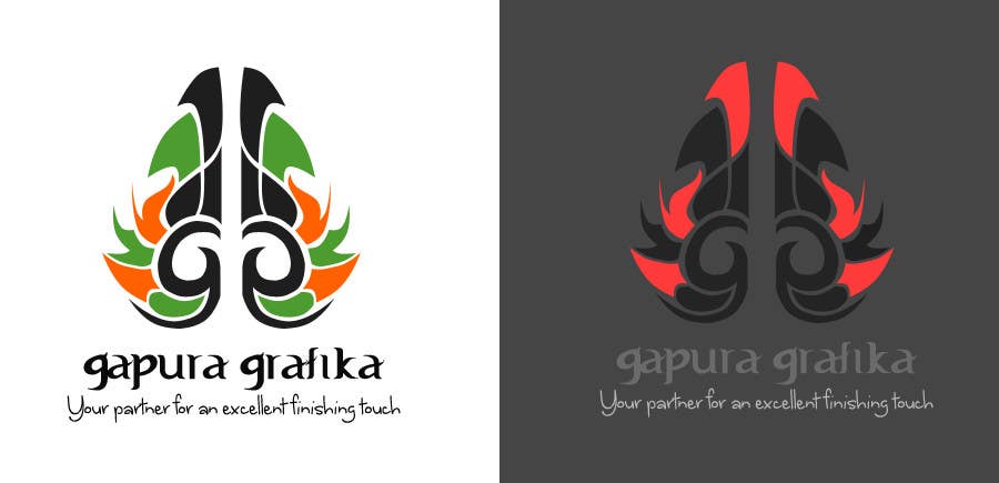 Konkurransebidrag #340 i                                                 Logo Design for Logo For Gapura Grafika - Printing Finishing Services Company - Upgraded to $690
                                            
