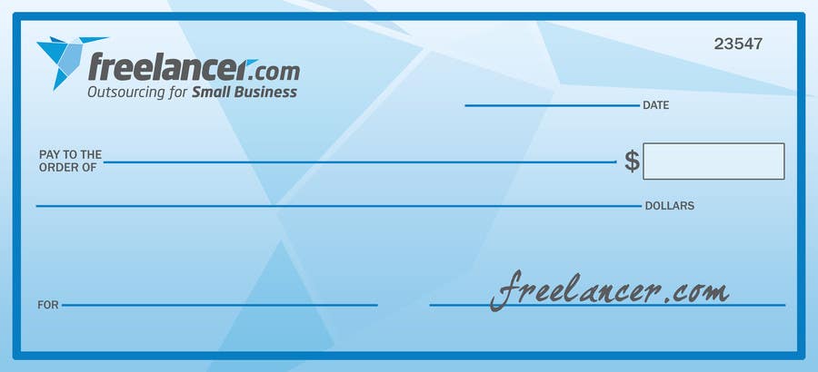 Penyertaan Peraduan #13 untuk                                                 Design a novelty check for Freelancer.com
                                            