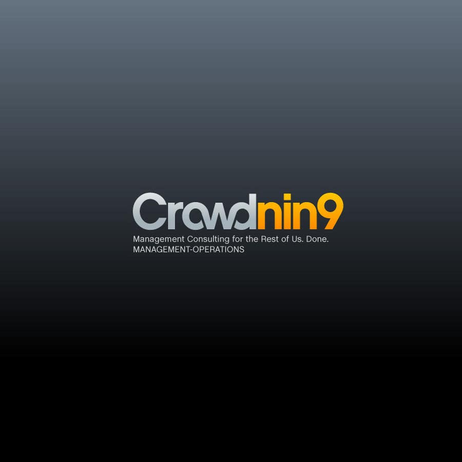 Participación en el concurso Nro.237 para                                                 Logo Design for CrowdNin9
                                            