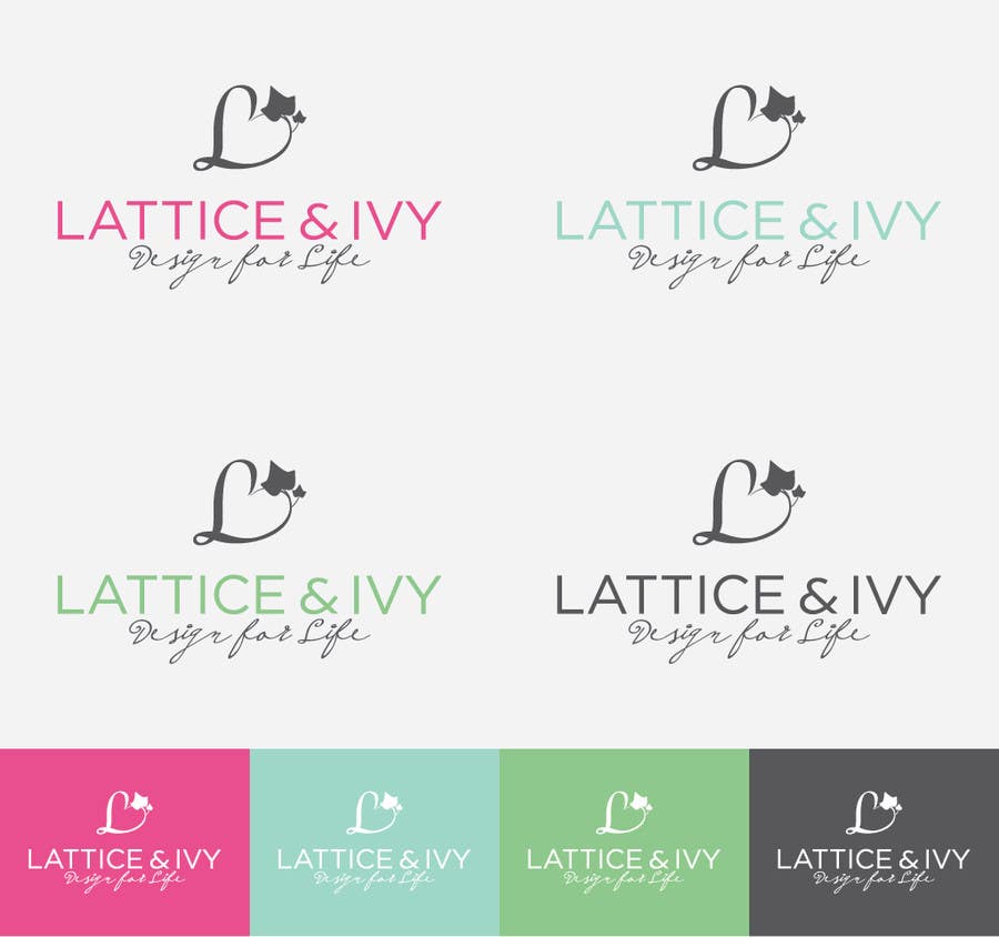 Bài tham dự cuộc thi #248 cho                                                 New Logo Design for lattice & ivy
                                            
