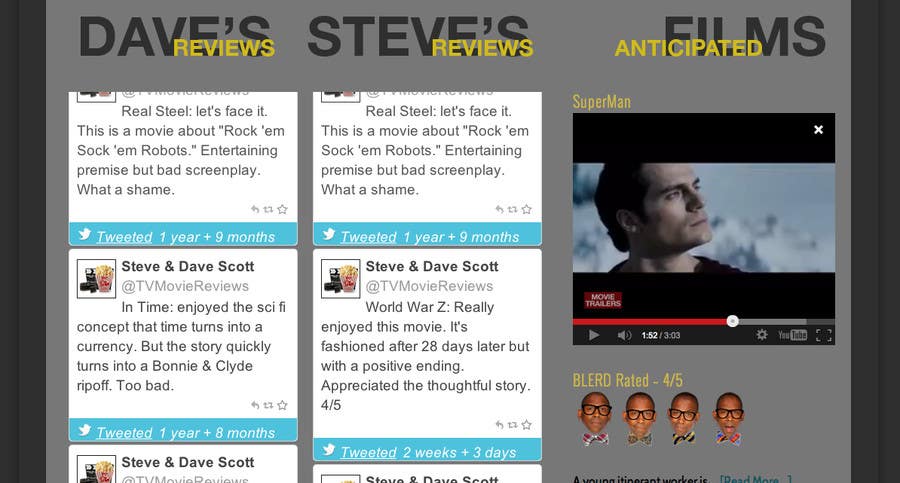 Contest Entry #58 for                                                 Build a Wordpress Website for Movie Reviews
                                            