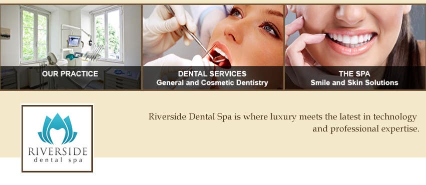 Penyertaan Peraduan #22 untuk                                                 Design some Business Cards, Stationary and facebook banner/profile picture for Riverside Dental Spa
                                            