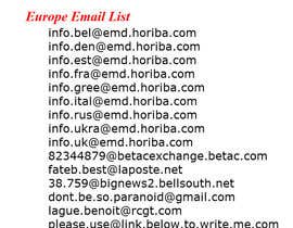#6 cho Email addresses database - Cyprus bởi mookkenaziz