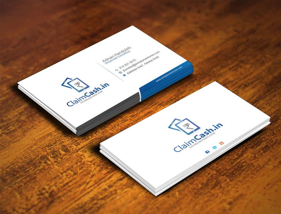 Entry #13 by gohardecent for Design a Visiting Card/Business card Front