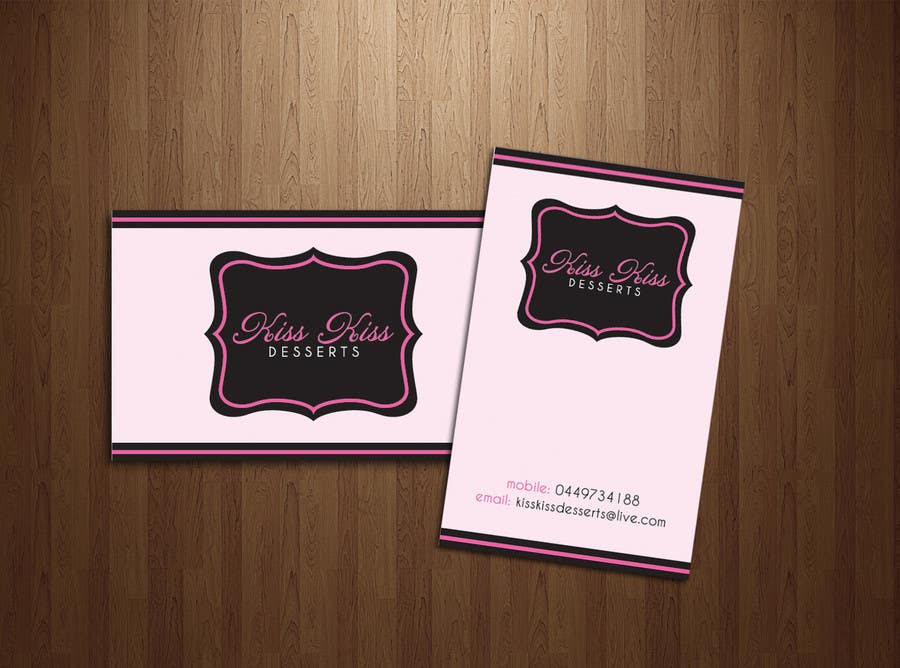 Contest Entry #215 for                                                 Business Card Design for Kiss Kiss Desserts
                                            