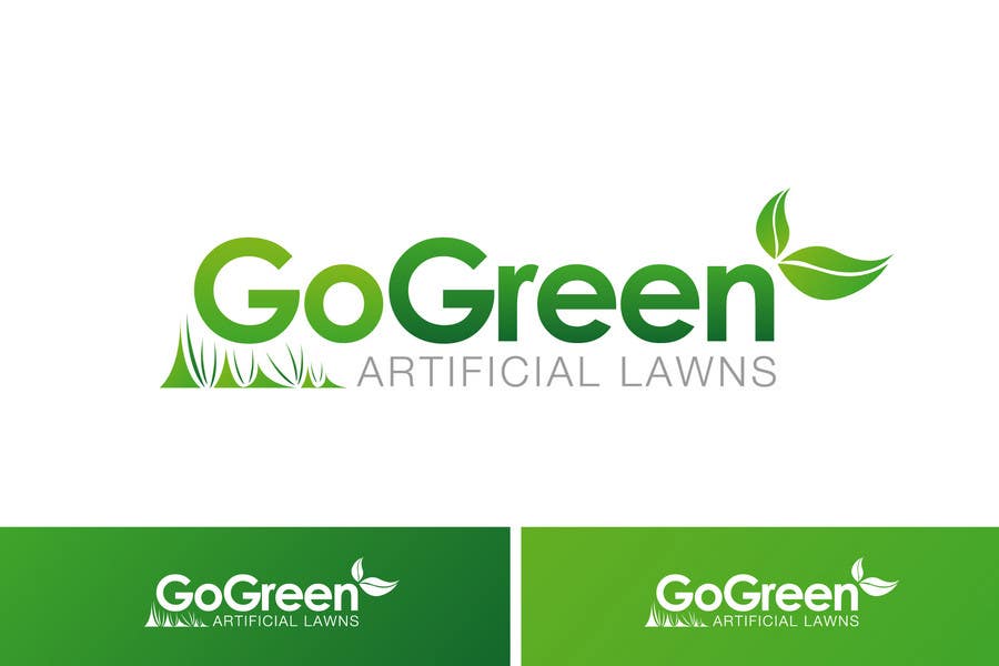 Wettbewerbs Eintrag #630 für                                                 Logo Design for Go Green Artificial Lawns
                                            