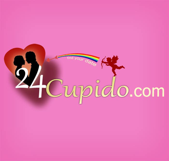 Konkurrenceindlæg #26 for                                                 Logo design for 24CUPIDO.COM - repost
                                            
