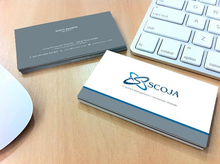 Wettbewerbs Eintrag #203 für                                                 Business Card Design for SCOJA Technology Partners
                                            