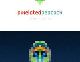 HallidayBooks tarafından Design a logo/logotype for pixelated peacock için no 79