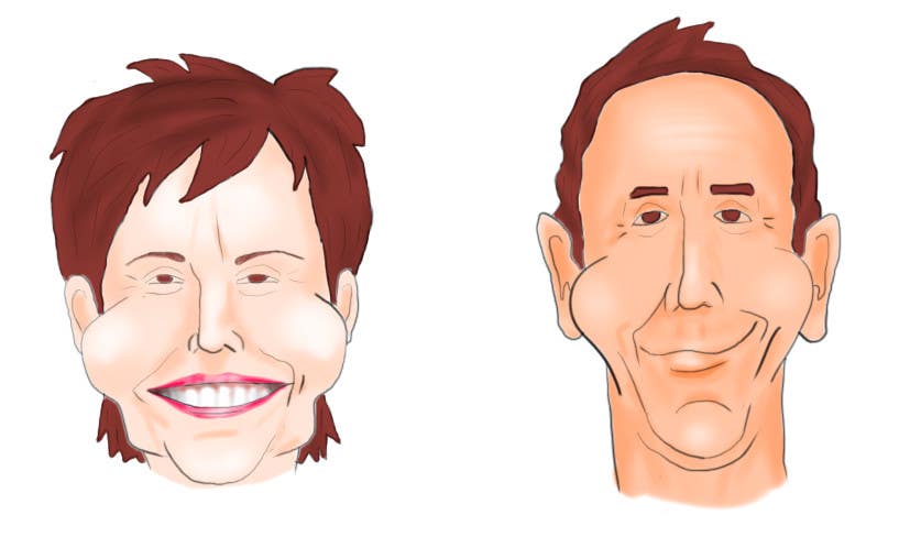 Proposition n°11 du concours                                                 Draw our faces in caricature
                                            