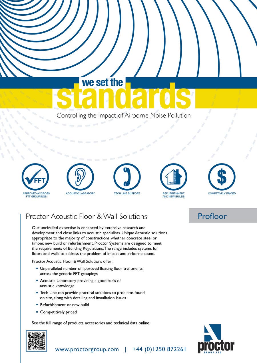 Penyertaan Peraduan #74 untuk                                                 Design an Advertisement for Acoustic Floor Solutions
                                            