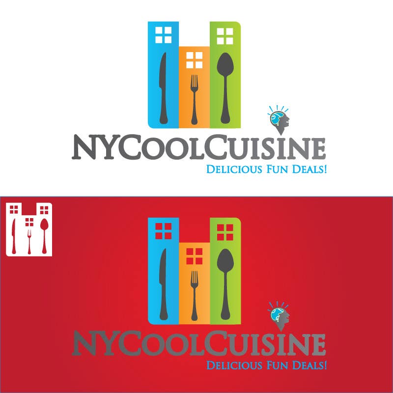 Penyertaan Peraduan #8 untuk                                                 Design a Logo for a New York Based Restaurant Website needed ASAP!
                                            