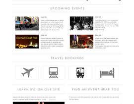 JosephNgo tarafından Design a Website Mockup for Deaf Pubs için no 7
